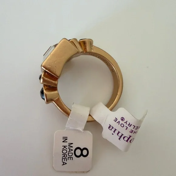 Sophia Gold Ring with Unique Design - Picture 9 of 9